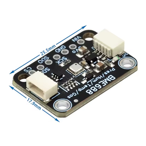 โมดูลเซ็นเซอร์สิ่งแวดล้อม BME688 I2C อัจฉริยะอุณหภูมิ/ความชื้น/ความดัน/ก๊าซ Ai - Product Image 3