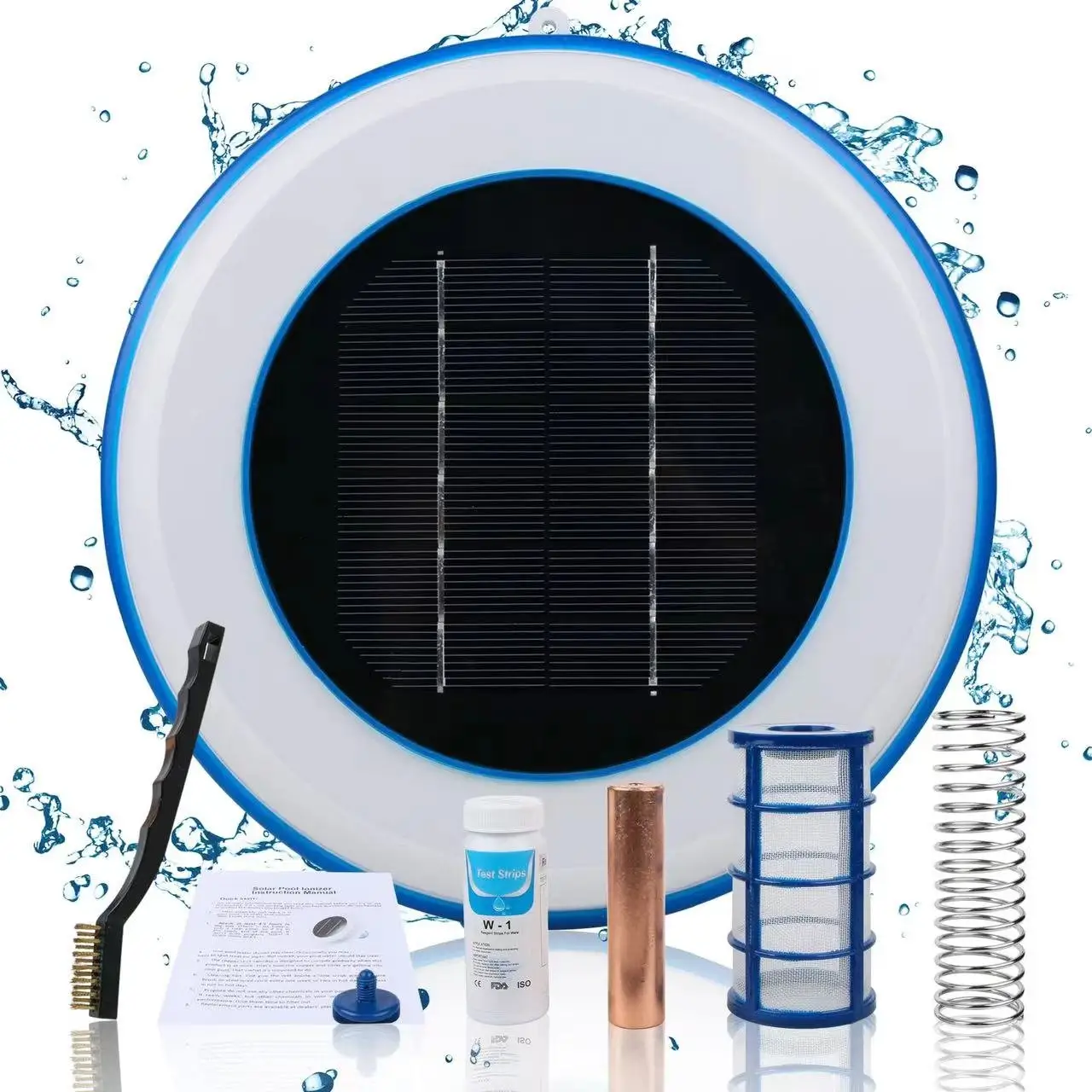 Ionizzatore solare per Piscina, purificatore solare per Piscina, detergente solare per Piscina