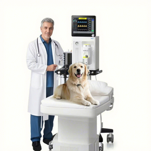Geavanceerde dierenanesthesie intelligente veterinaire anesthesiewerkstation met geïntegreerde ventilator en touchscreen - Product Image 1