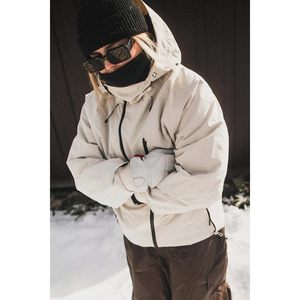 Veste de snowboard personnalisée pour homme, imperméable 20K, respirante 15K, coupe-vent, veste de ski d'hiver, coque unisexe - Product Image 3