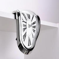 Horloge murale abstraite innovante, table tournante, chiffres romains vintage fondus à Angle droit, luxe numérique nixie horloge pour la décoration de la maison