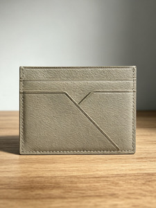 Minimalist Genuine Leather Men's Card Holder Ultra-thin Multi-Slot Bank Card Sleeve Business Gift <b>Wallet</b> Wholesale - Product Image 1