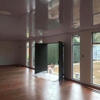 Maison conteneur pliable préfabriquée de luxe Maisons en kit en acier extensible Hôtels pour villas Maisons modulaires de luxe