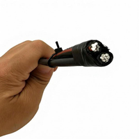 Cable Aislado Sobrepostado Comercial de Aluminio Dúplex/Triplex de Alta Eficiencia con Certificación UL e ISO9001