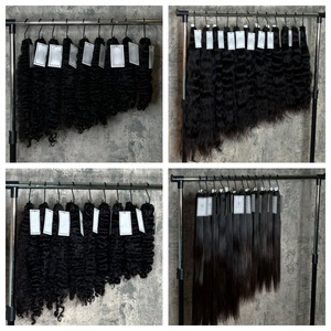 Stock USA 100% Capelli Umani Naturali Vergini Vietnamiti Lisci, Indiani, Birmani, Ricci Afro, Pixie, Italiani Grezzi, con Onde Profonde, <span class=keywords><strong>in</strong></span> Fasci, All'ingrosso - Product Image 3