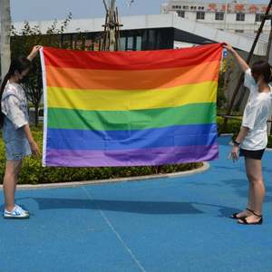 3x5ft 90x150cm Impression numérique de bonne qualité 100D Polyester Outdoor Use Pride Custom Flag - Product Image 5