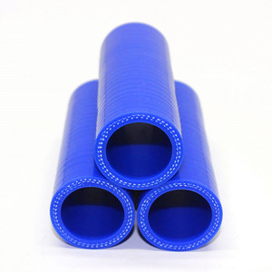 Литой синий Прямой силиконовый резиновый шланг с печатью логотипа - Product Image 3