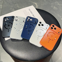 Étui de téléphone magnétique élégant dissipant la chaleur pour iPhone 14-18, coque de protection antichoc ultra-fine, toucher agréable