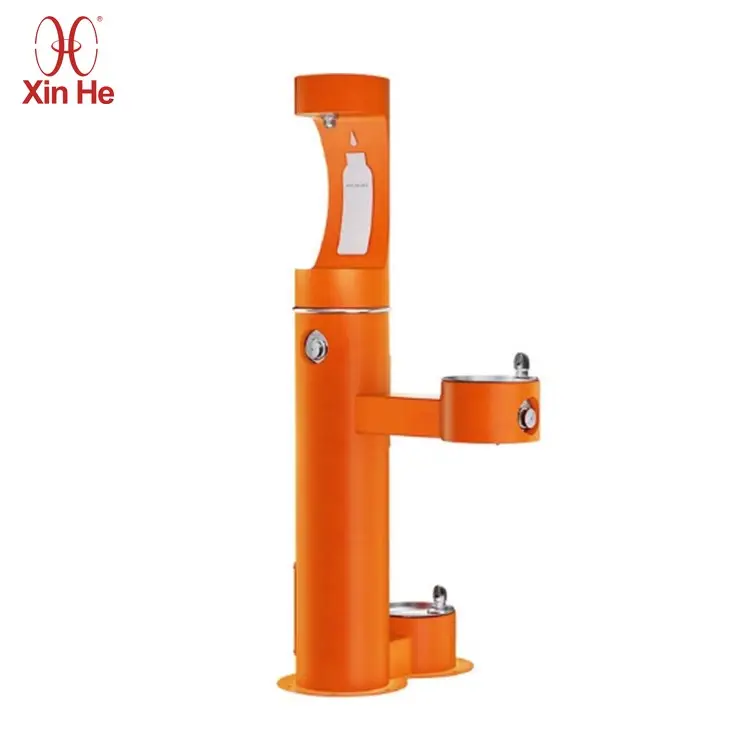 Customized Stainless Steel Outdoor Water Cooler Dispenser Drinking Fountain With Bottle Filler