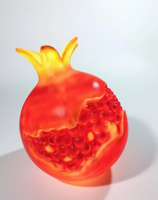 Kunstmatige Ananas Dragon Fruit Oranje Guagra Licht Sculptuur Landschapsontwerp Voor Indoor Feest Hotel Tuin Decor