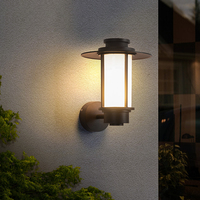 Éclairage mural extérieur moderne pour jardin, lumières décoratives, applique murale extérieure étanche IP65 led