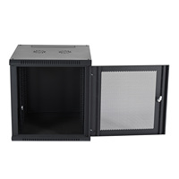 4U-27U 19-Zoll Netzwerkschrank mit Gittertür, Rollbarer Serverschrank, Anpassbare Größe, Einfache Montage und Installation