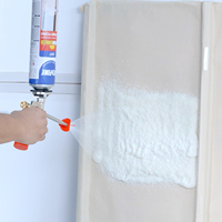 Mousse de polyuréthane PU en spray, mastic d'étanchéité, vente en gros d'usine, conteneur complet (FCL) pour le remplissage des espaces entre portes et fenêtres