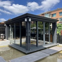 Gazebo Pergola Motorisée Persienne Imperméable Pergola de Jardin Gazebo Électrique de Haute Qualité Vente en Gros Aluminium Extérieur Aluminium