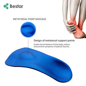 बेस्टार 3/4 उपयुक्त मेहराब समर्थन इनसोल फ्लैट फुट सुधार ऑर्थोटिक जूते के दर्द से राहत देने के लिए - Product Image 6