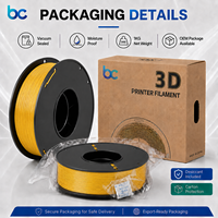 Filament PLA Soie Haute Vitesse Becreative 1,75 mm pour Impression 3D, 1 kg, Emballage Sous Vide, Finition Métallique Brillante, Précision ± 0,02 mm