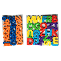 Party-Geschenke Mehrfarbiges EVA Alphabet & Zahlen Magnet-Set Umweltfreundliche Wiederverwendbare Lernressourcen 4x5cm Kinder-Magnetbuchstaben