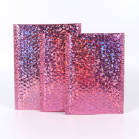 Low MOQ benutzer definierte Roségold Poly Bubble Mailer luft gepolsterte Umschläge Geschenk Versand Verpackung Kurier Lieferung Taschen