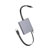 Kabel USB Teleskopik Tarik Tunggal Pengisian Cepat 5A dari Aluminium Alloy untuk Printer