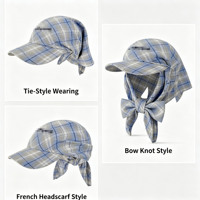Wins Flying – Bandana foulard en toile à séchage rapide, protection UV, style turban et visière solaire, élégant et tendance, pour le sport
