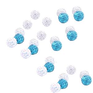 Nouveaux Produits Ferido Boules, Boules De Cristal avec De Nombreux Petits Cristaux Occupé <span class=keywords><strong>Sans</strong></span> Époxy, vis de rechange Boule 14G/16G En Gros - Product Image 1