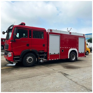 Camion de lutte contre l'incendie HOWO en état neuf, véhicule de suppression de brume, 4x2 Diesel EURO 2, capacité de 8000L, camions de pompiers à vendre - Product Image 3