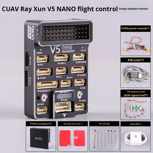 ตัวควบคุมการบิน <span class=keywords><strong>CUAV</strong></span> Thunder <span class=keywords><strong>V5</strong></span> <span class=keywords><strong>NANO</strong></span> โอเพ่นซอร์ส PX4 โดรน PIX รุ่นมินิ เครื่องบินจำลอง พลาสติก ระบบขับเคลื่อนอัตโนมัติ - Product Image 2