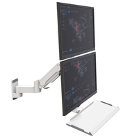 Meisonic T8-GA02KB-SPB Double moniteur Mount Industrial Screen Installation Solution 2025 OEM Service Offre Spéciale produit