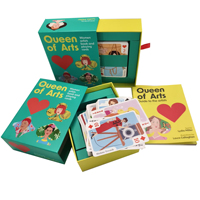 Cartes de jeu de mémoire personnalisées en gros avec boîte à tiroir pour enfants