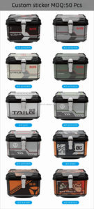 Maleta Superior Cuadrada para Motocicleta de 45L, Caja de Almacenamiento Trasera Universal de Plástico, Soporte para Casco, Maletero Trasero Impermeable para Accesorios de Motocicleta - Product Image 5