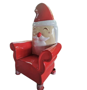 Commercial Navidad décor grande décoration <span class=keywords><strong>de</strong></span> Noël en <span class=keywords><strong>fibre</strong></span> <span class=keywords><strong>de</strong></span> <span class=keywords><strong>verre</strong></span> Noël père noël <span class=keywords><strong>canne</strong></span> à sucre entrée en <span class=keywords><strong>fibre</strong></span> <span class=keywords><strong>de</strong></span> <span class=keywords><strong>verre</strong></span> porte <span class=keywords><strong>de</strong></span> parc - Product Image 4