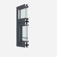 Ventanas Corredizas de Aluminio Serie 110 de Deyu, Modernas y Sencillas, Aislamiento Acústico y Térmico, de Piso a Techo para Villas