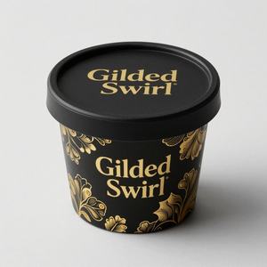 अनुकूलित जिल्डेड फूड-ग्रेड पेपर आइस क्रीम कप लीक-प्रीमियम डेज़र्ट बुटीक ठीक डाइनिंग और गोरमेट घटनाओं के लिए प्रतिरोधी - Product Image 2