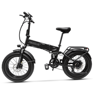 Vélo électrique pliable PASELEC PX6 20 pouces 48V 750W avec pneus larges de 4,0 pouces, freins à disque et porte-bagages arrière - Product Image 2