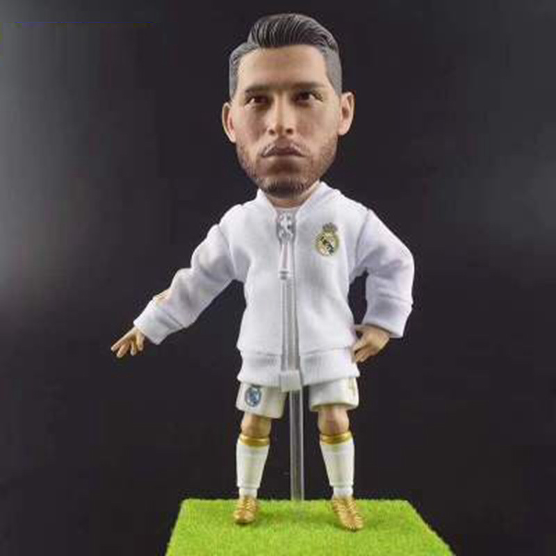 Figurine Sergio Ramos Real Madrid – 12 Cm – Parfait Pour Les Fans De Foot