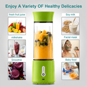 Professional Portable Electric Manual Juicer BPA Free Type-C Charging Fast Blending Machine 500ml for Outdoor Personal Use - Product Image 3