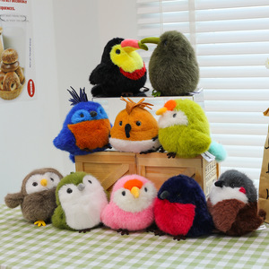 Peluche a Forma di Uccellino Morbido e Soffice, Tessuto Delicato sulla Pelle, Compagno di Sonno per Bambini, Decorazione per Divano e Casa, Regalo - Product Image 1