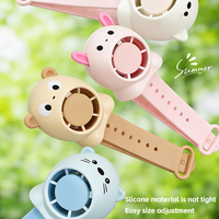 Ventilateur pour enfants USB C rechargeable, garçons, filles, enfants, jouet, mini ventilateur portable, portable, amusant, mignon, ventilateur d'animal de dessin animé pour cadeau