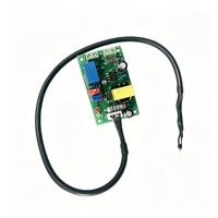 Capteur de débit d'air alimenté par courant alternatif, capteur de vitesse de vent réglable, haute sensibilité, contact SPDT, système de surveillance des filtres de ventilateurs de conduits CVC