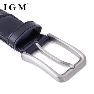 <span class=keywords><strong>Ceinture</strong></span> ajustable en tissu <span class=keywords><strong>élastique</strong></span> tressé pour homme avec <span class=keywords><strong>boucle</strong></span> en alliage de zinc - Product Image 4