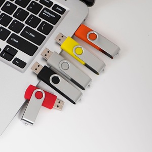 Clé USB personnalisée avec impression de logo, 8 Go, 16 Go, 32 Go, 64 Go, clé USB pivotante, clé USB rotative, articles cadeaux d'affaires - Product Image 1