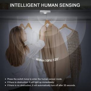 Luz LED Inteligente para Gabinete, Mini Lámpara Nocturna de Inducción con Sensor de Movimiento, Regalo Creativo para Porche, Escaleras, Armario - Product Image 6
