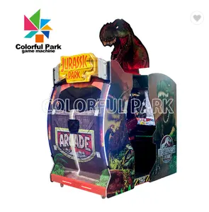 Colorful fun 55-inch super high-definition LCD screen double-bit simulation Jurassic Park game for sale
