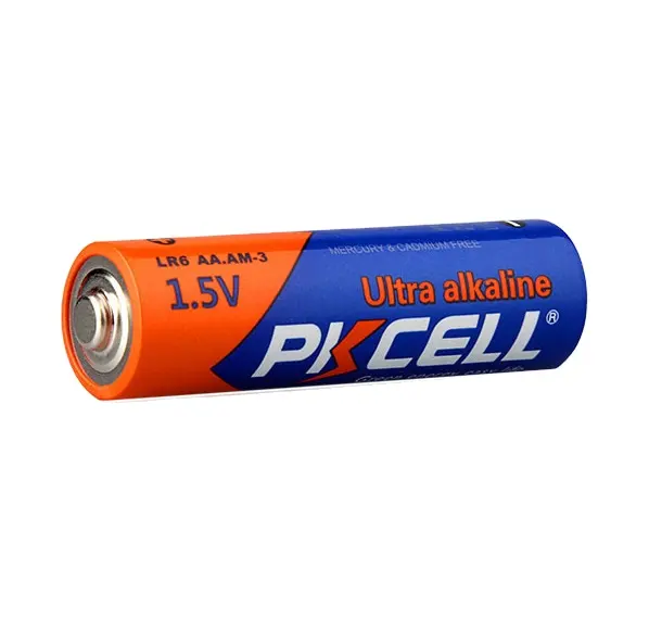 Merek Pkcell Baterai Mainan Anak R6P AA 360 Menit Baterai Super Alkaline dengan Harga Pabrik