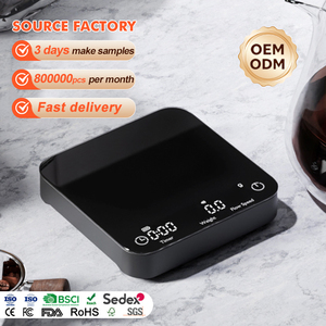 2kg / <span class=keywords><strong>0.1g</strong></span> cà phê quy mô Máy hẹn giờ cà phê quy mô USB phí kỹ thuật số nhà bếp điện tử Espresso quy mô với chức năng hẹn giờ - Product Image 1