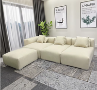 Assurance qualité Canapés modulaires souples Canapé élégant pour salon et bureau Pièces amovibles confortables