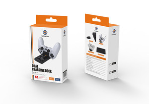 Çifte şarj makinesi P4 ince Pro ABS malzeme için standı şarj standı istasyonu Gamepad denetleyicisi USB arayüzü anahtarı uyumlu kutu - Product Image 6