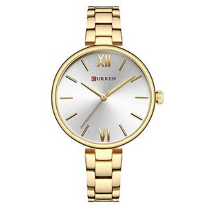 Relojes al por Mayor CURREN 9017, Accesorios para Mujer, Reloj de Moda con Correa de Acero, Reloj de Cuarzo Impermeable para Mujer - Product Image 3