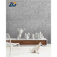 ZGSTONE revêtement mural extérieur en polyuréthane pierre de culture en PU pierre de champignon 3d panneau mural en fausse pierre en PU pour la décoration