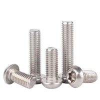 304 acier inoxydable M2-M10 tête cylindrique sécurité Torx vis boulon colonne intérieur pentagone anti-vol vis mesure métrique